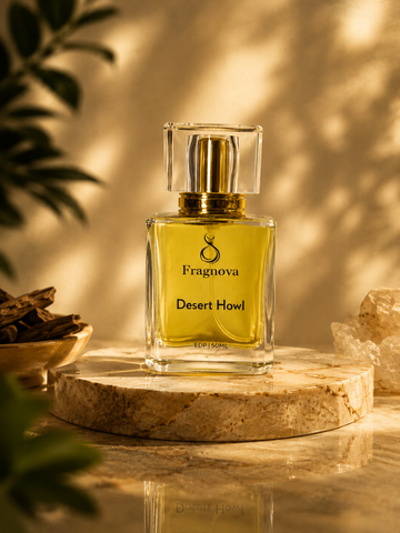 Fragnova Desert Howl 50ml premium unisex Eau de Parfum bottle